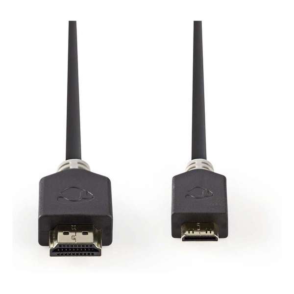 Nedis CVBP34500AT20 High Speed Hdmi-kabel Met Ethernet Hdmi-connector - Hdmi-mini-connector 2,0 M Antraciet