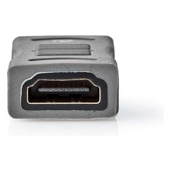 Nedis CVGC34900ME High Speed Hdmi™ Met Ethernet-adapter Hdmi™ Female - Male Metaal Zwart