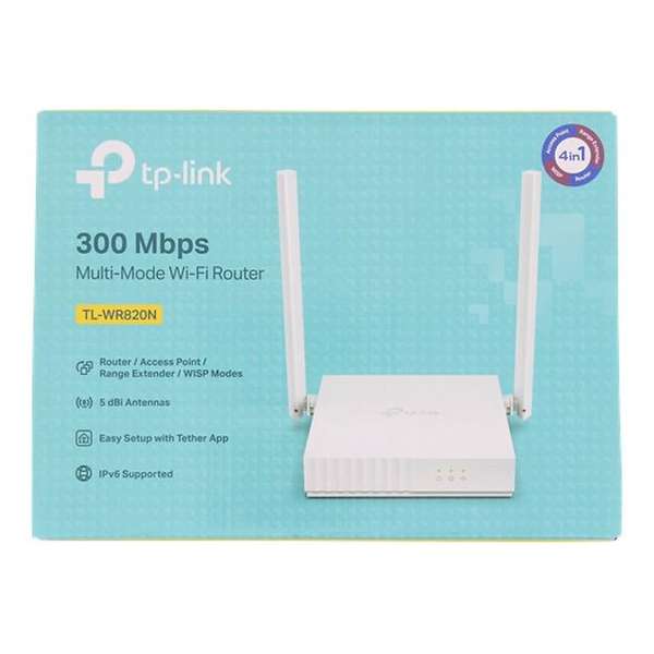 TP-Link TL-WR820N 300Mbps Multi-Mode Wi-Fi Router - Wifi Apparaat