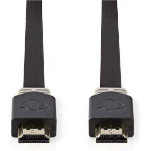 Nedis CVBP34100AT20 Platte High Speed Hdmi-kabel Met Ethernet Hdmi-connector - Hdmi-connector 2,0 M Antraciet