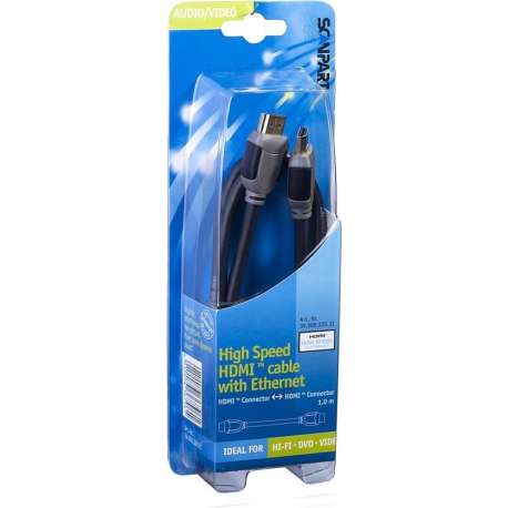 Scanpart Hdmi Kabel High Speed En Ethernet 1.0m