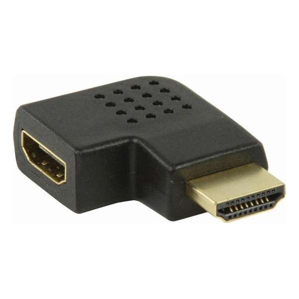 Nedis CVGP34903BK Hdmi-adapter Hdmi-connector - Hdmi Female Links Gehoekt Zwart