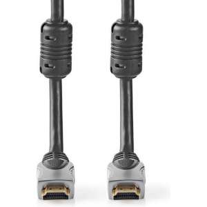 Nedis CVGC34000AT075 High Speed Hdmi™-kabel Met Ethernet Hdmi™-connector - Hdmi™-connector 0,75 M Antraciet