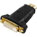 DELTACO HDMI-10 HDMI naar DVI-D adapter - 1080p in 60Hz - Vergulde connectoren