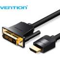 Vention HDMI naar DVI Kabel - DVI naar HDMI (Bi-directioneel) - Full-HD 1080P - 3 Meter