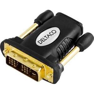 DELTACO HDMI-11 HDMI naar DVI-D adapter - Full HD 60Hz