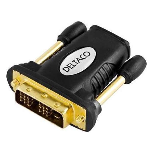 DELTACO HDMI-11 HDMI naar DVI-D adapter - Full HD 60Hz