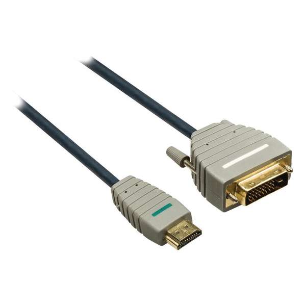 Bandridge BVL1102 video kabel adapter 2 m DVI-D HDMI Multi kleuren