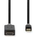 Nedis Mini DisplayPort 1.2 naar HDMI 1.4 kabel (4K 30 Hz) - 2 meter