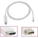 REBL - Thunderbolt Naar HDMI male Kabel - Wit - 3 meter