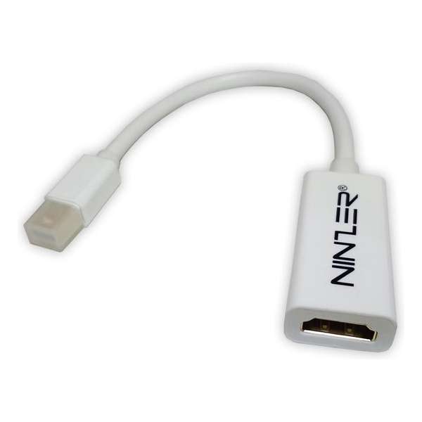 Ninzer® Ultra HD 4K en 2K Mini Displayport  DP naar HDMI Adapter \ Converter kabel