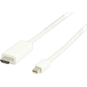 Valueline - 1.3 HDMI naar Mini DisplayPort -  2 m  - Wit