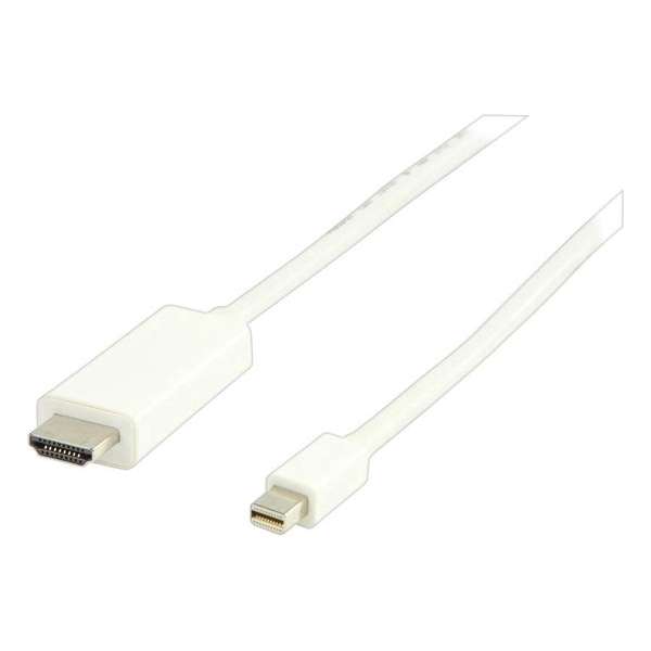 Valueline - 1.3 HDMI naar Mini DisplayPort -  2 m  - Wit