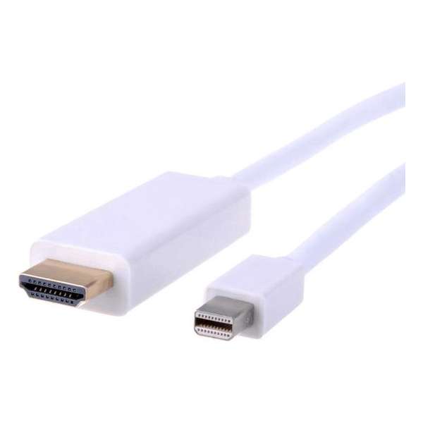 Qatrixx Mini DisplayPort - HDMI Kabel 1,8 meter wit