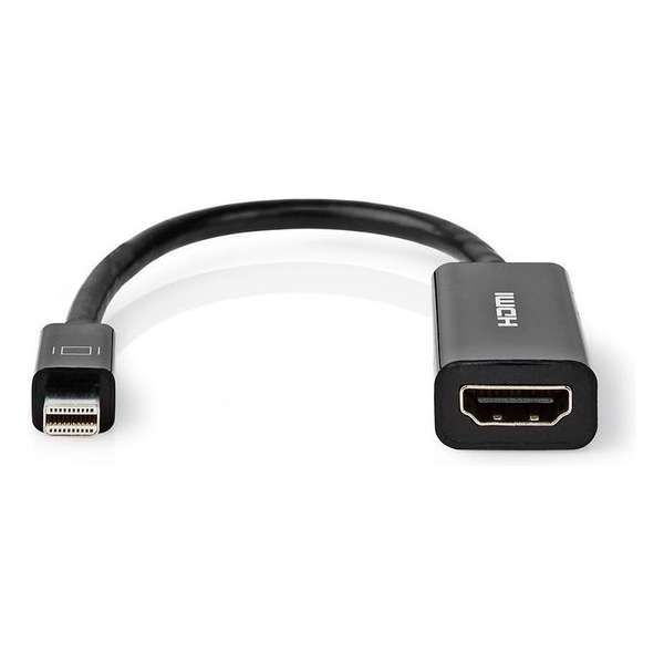 Mini-DisplayPort - HDMI™ Adapter Cable | Mini-DisplayPort Male | HDMI™ Uitgang | 0,2 m | Zwart