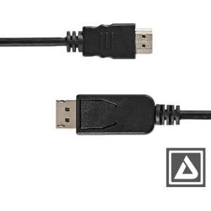 LAV 3 meter DisplayPort Male to Displayport HDMI