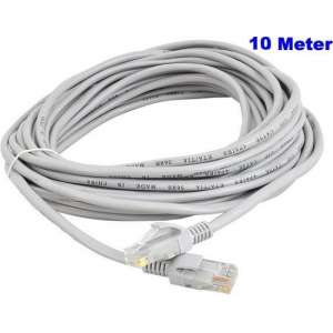 Netwerkkabel 10 meter / LAN Kabel / ISDN DSL STP UTP Kabel / CAT5E RJ45 / Internetkabel