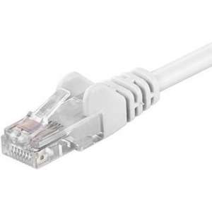 Wentronic CAT5E Netwerkkabel - RJ45 - Wit - 30 m