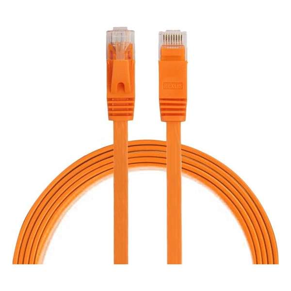 By Qubix internetkabel - 1 meter - oranje - CAT6 ethernet kabel - RJ45 UTP kabel met snelheid van 1000Mbps