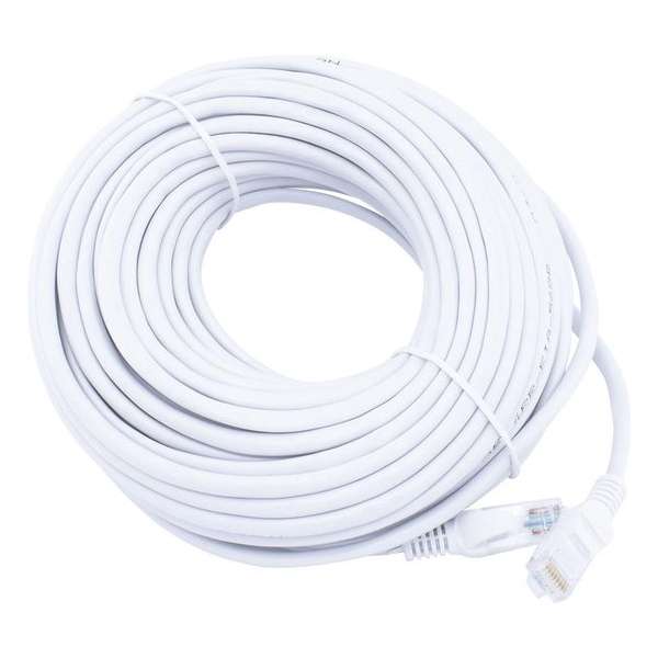 20 meter premium UTP kabel - Tot 1000 Mbps - Wit - Incl. RJ45 stekkers - Hoge kwaliteit