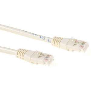 ACT IB8405 - Cat 6 UTP-kabel - RJ45 - 5 m - Ivoor