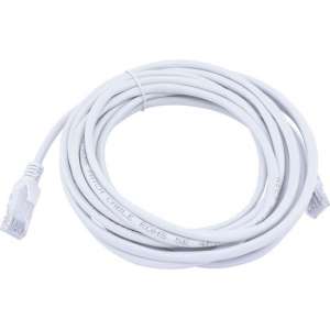 5 meter premium UTP kabel - Tot 1000 Mbps - Wit - Incl. RJ45 stekkers - Hoge kwaliteit