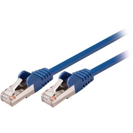 Valueline VLCP85121L30 netwerkkabel 3 m Cat5e SF/UTP (S-FTP) Blauw