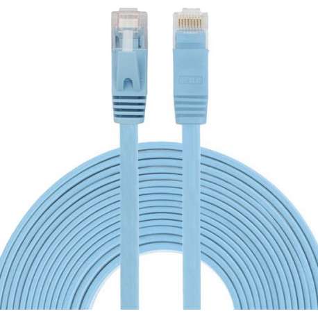 By Qubix internetkabel - 8 meter - blauw - CAT6 ethernet kabel - RJ45 UTP kabel met snelheid van 1000Mbps