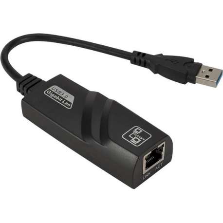 USB 3.0 naar RJ45 adapter omvormer converter Gigabit LAN Ethernet 10/100/1000Mbps / HaverCo