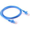 1m CAT5E Ethernet netwerk LAN kabel / internet kabel 1 meter (10000 Mbit/s) - Blauw