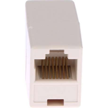 RJ45 Koppelstuk - Netwerk Koppelstuk RJ45 Cat 5 - RJ45 verlengstuk - RJ Female to Female