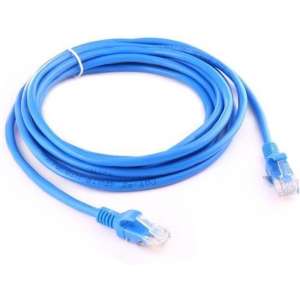 3m CAT5E Ethernet netwerk LAN internet kabel (10000 Mbit/s) - Blauw