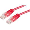 Value UTP Patchkabel, Cat. 6, rood 0.5m