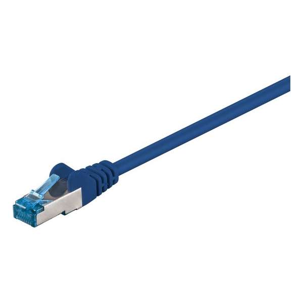 Goobay - S/FTP netwerkkabel CAT6a - Blauw - 3 meter