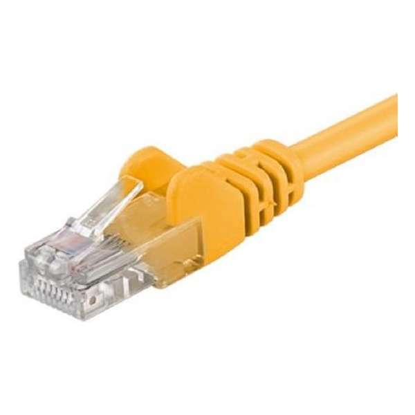 CAT5e UTP 15m geel  - CCA