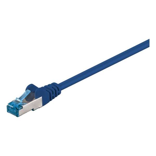 Goobay - S/FTP netwerkkabel CAT6a - Blauw - 0,25 meter