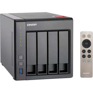 Qnap TS-451+ (2GB RAM) - NAS - 0TB - Zwart