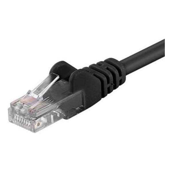 DSIT CAT5E Netwerkkabel - RJ45 - zwart - 1,5 m