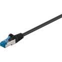 Nedis S/FTP CAT6a 10 Gigabit netwerkkabel / zwart - LSZH - 2 meter