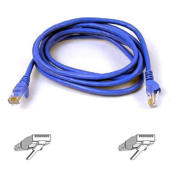 Belkin A3L980B01M - UTP Patch kabel - Cat.6 / 1 meter / Blauw