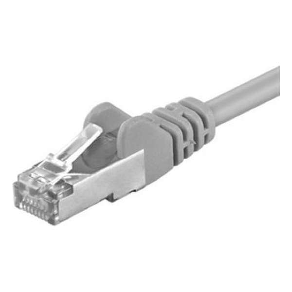 Goobay CAT 5-025 FTP Grey 0.25m netwerkkabel 0,25 m Grijs