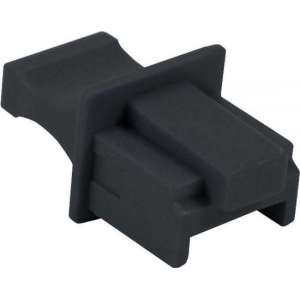 LogiLink RJ45 (m) afsluitcovers voor RJ45 (v) poorten - 100 stuks / zwart