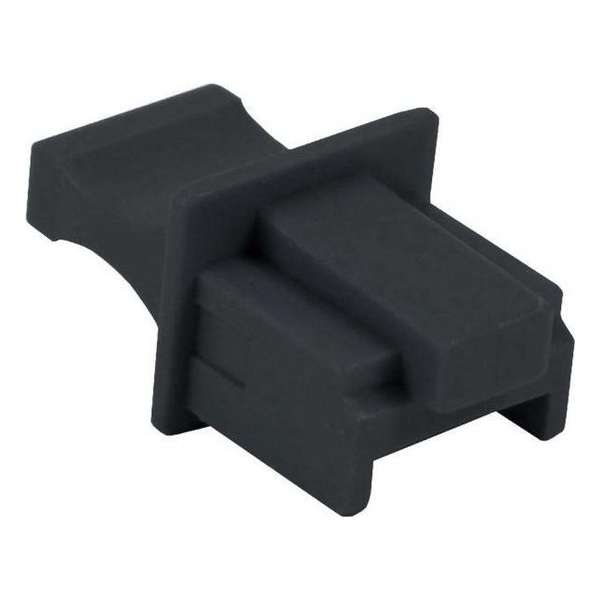 LogiLink RJ45 (m) afsluitcovers voor RJ45 (v) poorten - 100 stuks / zwart