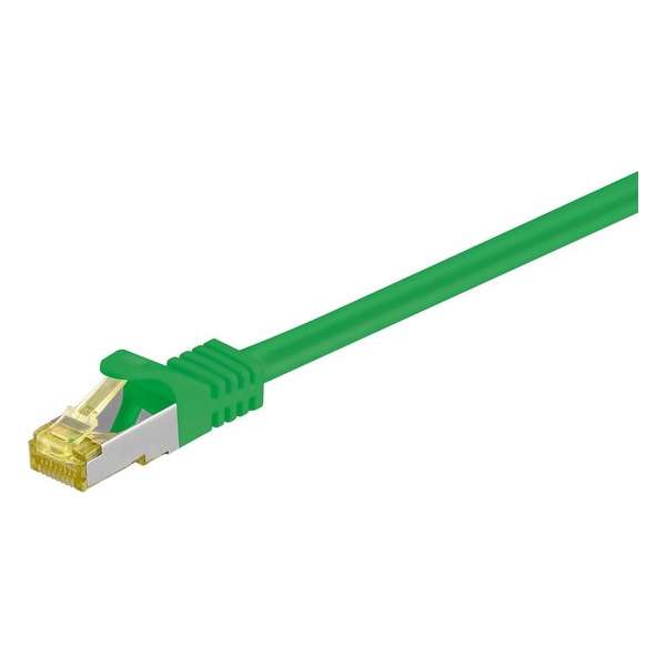 Wentronic 91586 - Cat 7 STP-kabel - RJ45 - 1 m - Groen