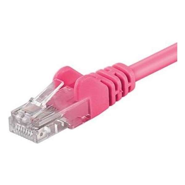 DSIT CAT5E Netwerkkabel - RJ45 - Roze - 3 m