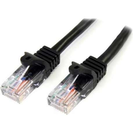 Startech 45PAT3MBK - Cat 5 UTP-kabel - RJ45 - 3 m - Zwart