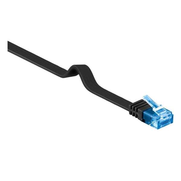 Wentronic CAT6A Netwerkkabel - RJ45 - Zwart - 2 m