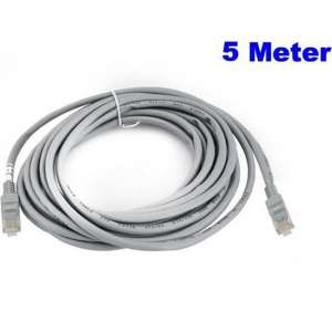 Netwerkkabel 5 meter / LAN Kabel / ISDN DSL STP UTP Kabel / CAT5E RJ45 / Internetkabel