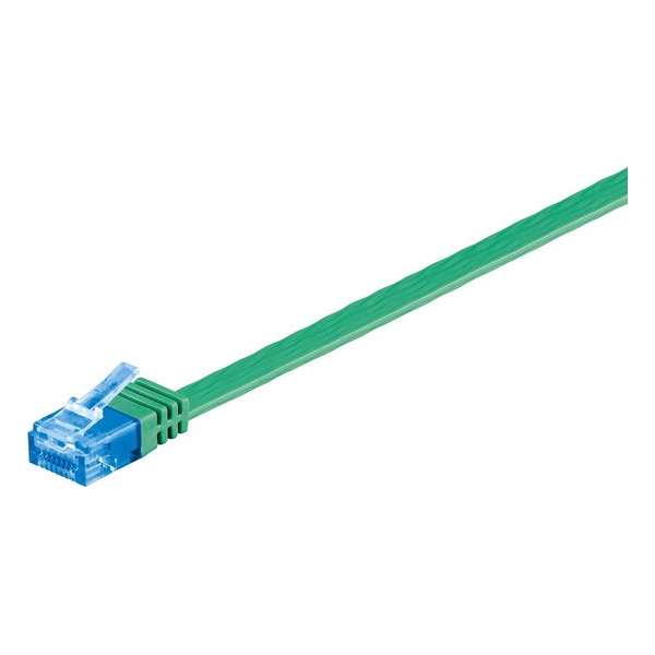 Wentronic CAT6A Netwerkkabel - RJ45 - Groen - 0.5 m