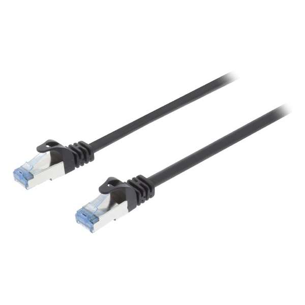 Valueline VLCP85320B10 Cat6a S/ftp Netwerkkabel Rj45 (8/8) Male - Rj45 (8/8) Male 1.00 M Zwart